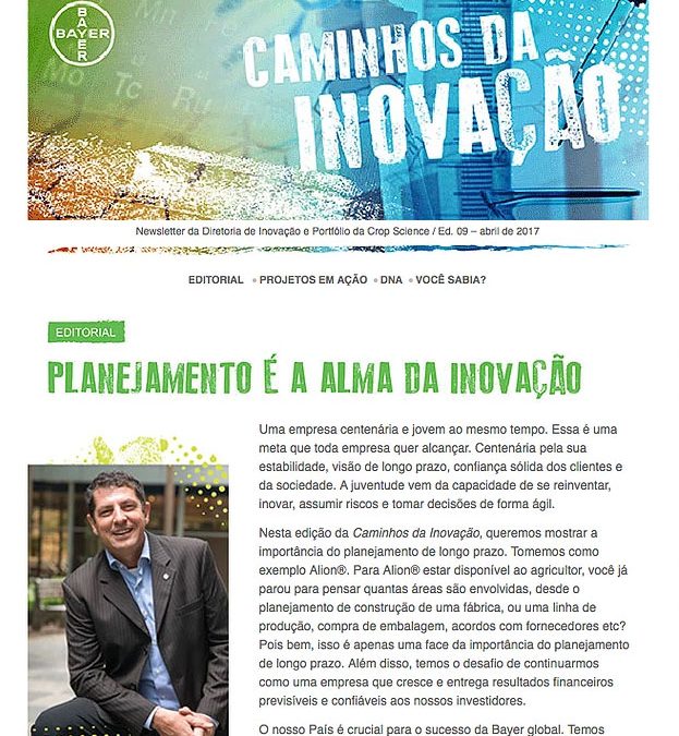 Bayer - Newsletter Caminhos da Inovação